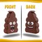 Funny Poop Piñata 4-Piece Set perfect for Birthday Parties, Decorations, Emoticon Parties, Fun shape, Great Party Addition for kids, teens, and adults (17”X10”) durable!